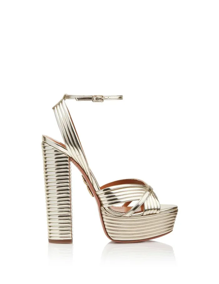 Sundance Plateau 140 Gold Women Aquazzura Platforms Sundance Plateau 140 Gold Women Aquazzura Platforms