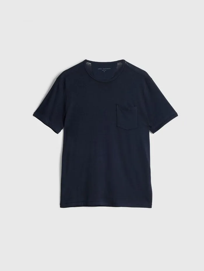 TShirts Men John Varvatos BOND BURNOUT TSHIRT Black