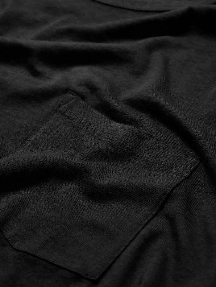 TShirts Men John Varvatos BOND BURNOUT TSHIRT Black