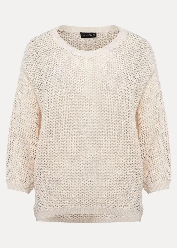 Tanah Textured Tape Knit Neutral Women Phase Eight Knitwear