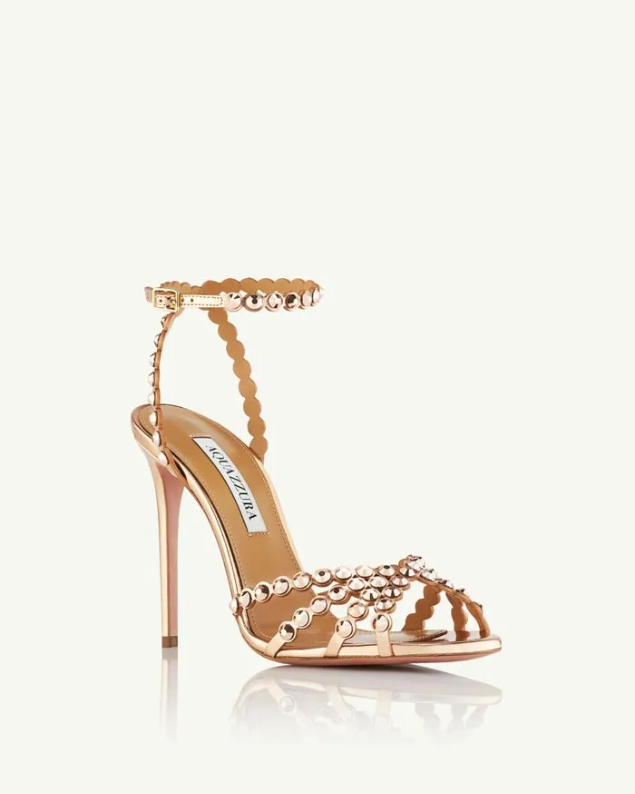 Tequila Sandal 105 Gold Women Aquazzura Essentials