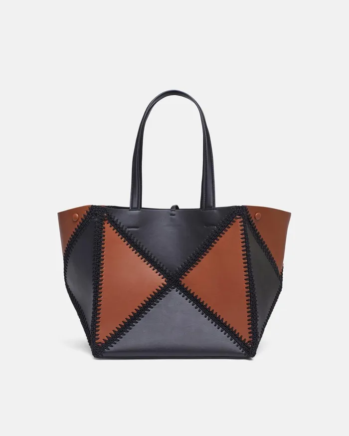 The Origami Tote AltNappa Crochet Tote TanBlack Fw22 WomenMen Nanushka Bags