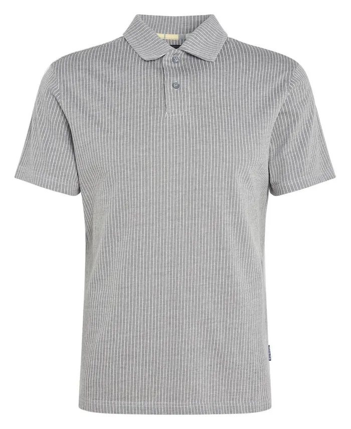 Tickhill Striped ShortSleeved Polo Shirt Rainy Day Men Barbour Polo Shirts