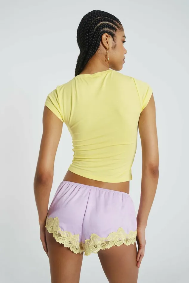 Tink Baby Tee Yellow Women Jaded London TShirts