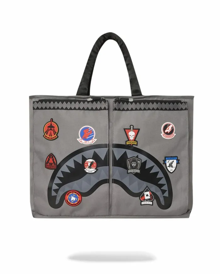 TOP GUN FLIGHT CREW OFFICIAL COLLAB PILOT TOTE Bags SPRAYGROUND