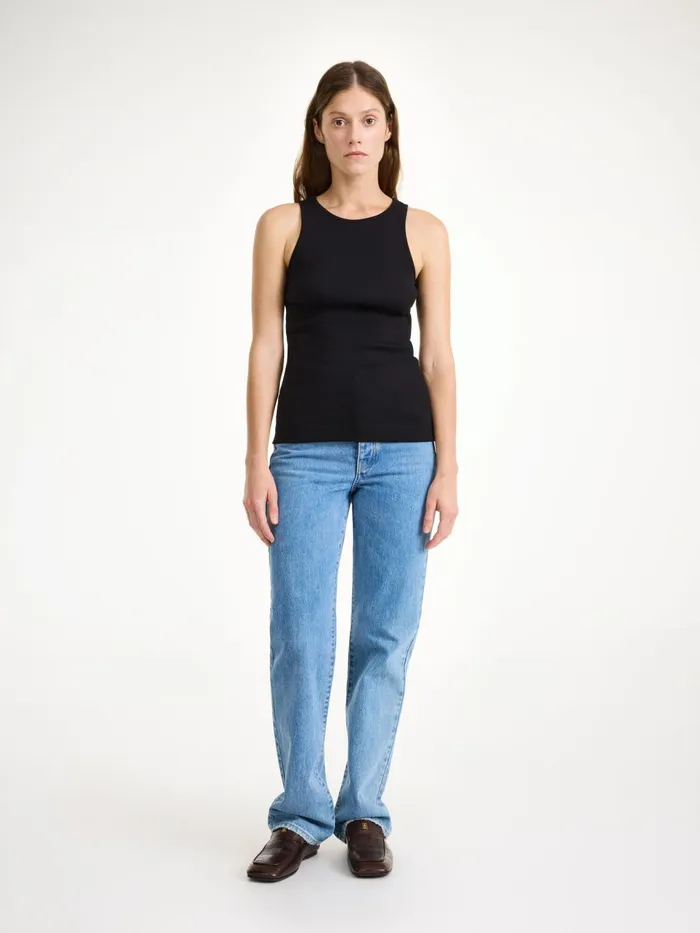 Tops and Blouses Women By Malene Birger Amani Tank Top Black