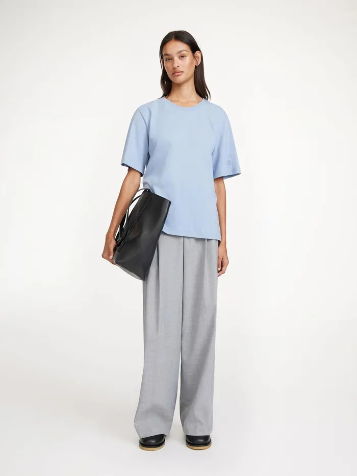Tops and Blouses Women By Malene Birger Hedil Cotton TShirt Infinity