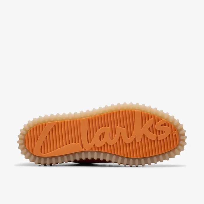 Torhill Bee Orange Patent Women Clarks Platforms