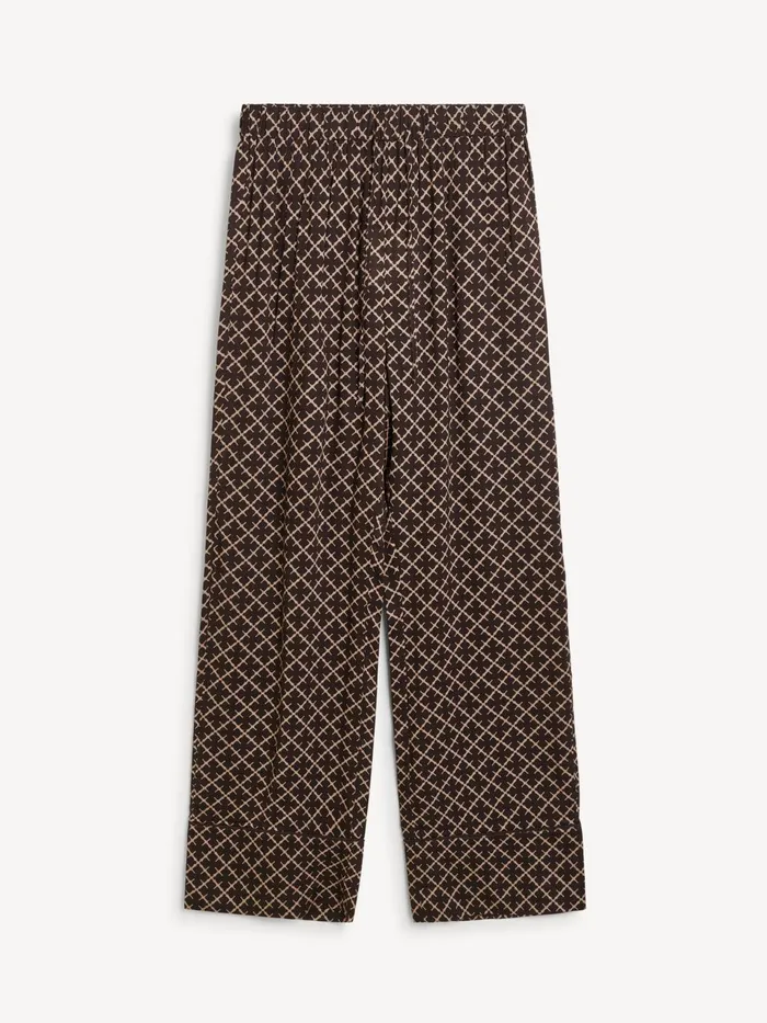 Trousers Women By Malene Birger Ameliano WideLeg Trousers Signature Flower