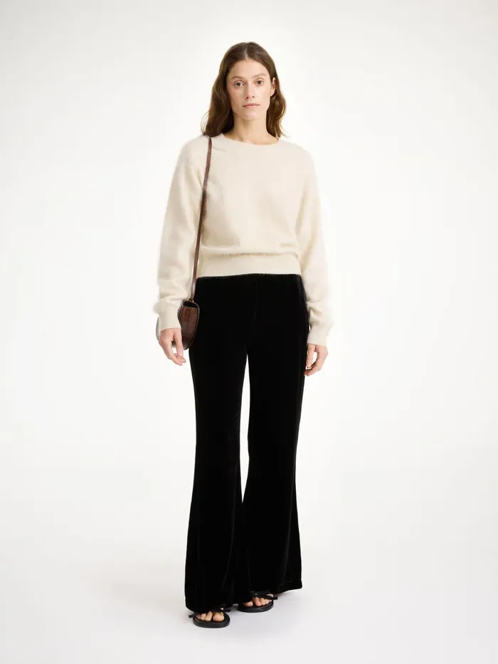 Trousers Women By Malene Birger Amores HighWaist Trousers Black