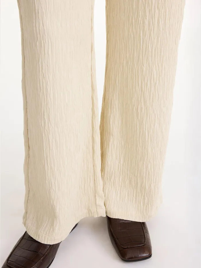 Trousers Women By Malene Birger Darja WideLeg Trousers Oyster Gray