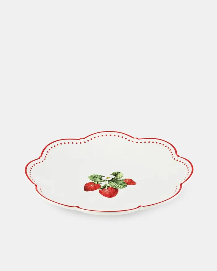 Tutti Frutti Dinner Plate Red Women Aquazzura Dinnerware