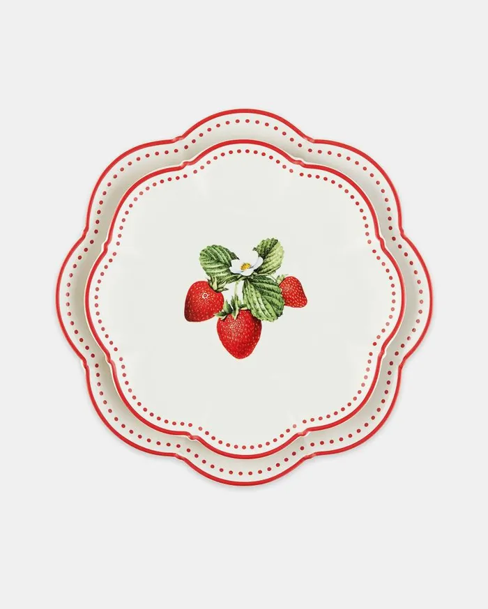 Tutti Frutti Dinner Plate Red Women Aquazzura Dinnerware Tutti Frutti Dinner Plate Red Women Aquazzura Dinnerware
