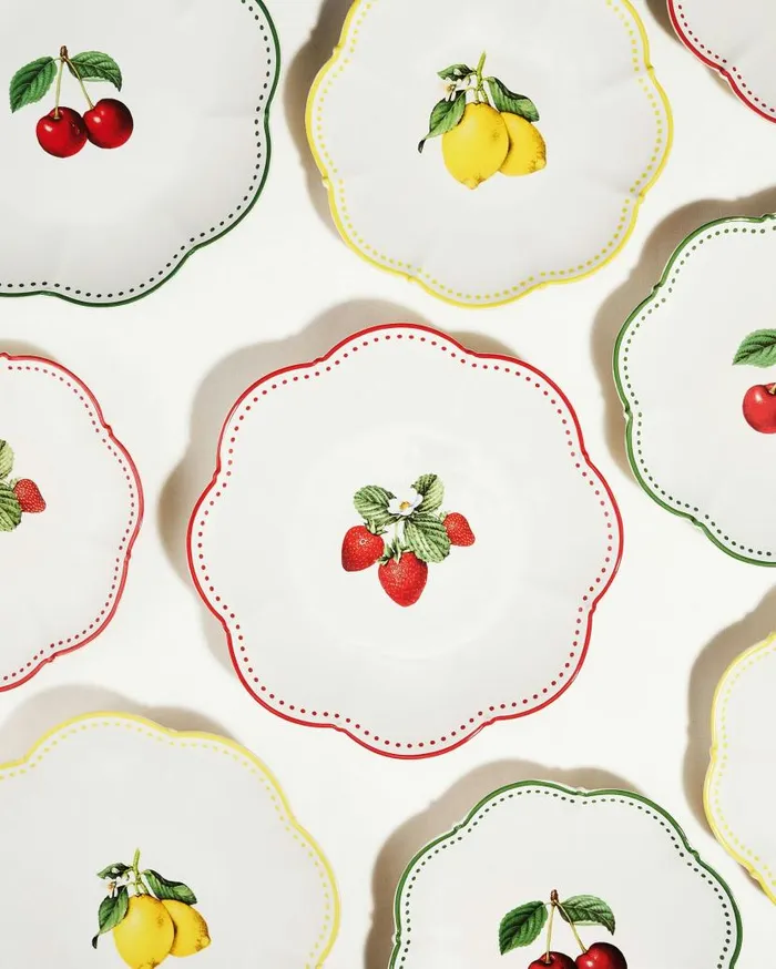 Tutti Frutti Dinner Plate Red Women Aquazzura Dinnerware Tutti Frutti Dinner Plate Red Women Aquazzura Dinnerware