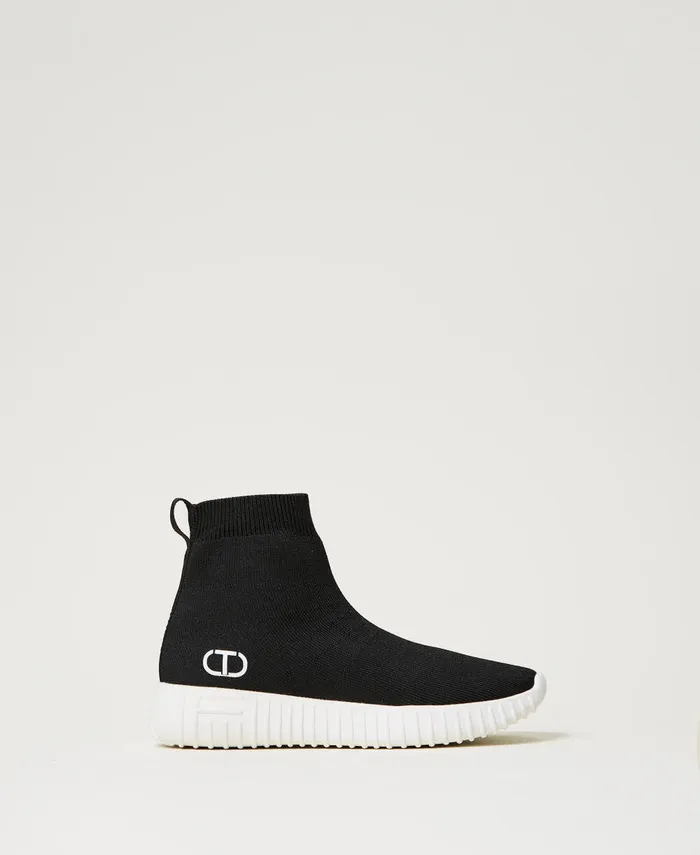 Twinset Fessura Trainers With Oval T Black Girl