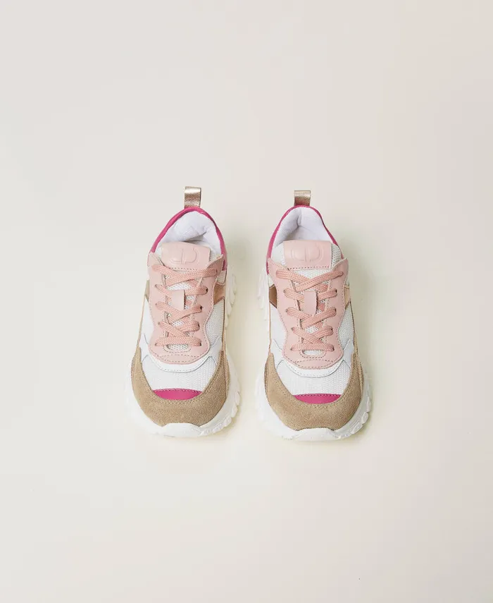 Twinset Running Trainers With Coloured Inserts Multicolour Sweet Roseflamingo Pinkhempice Girl Twinset Running Trainers With Coloured Inserts Multicolour Sweet Roseflamingo Pinkhempice Girl