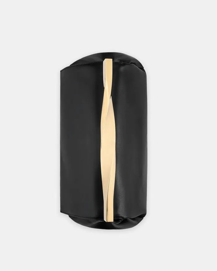 Twist Clutch Black Women Aquazzura Clutch Bags