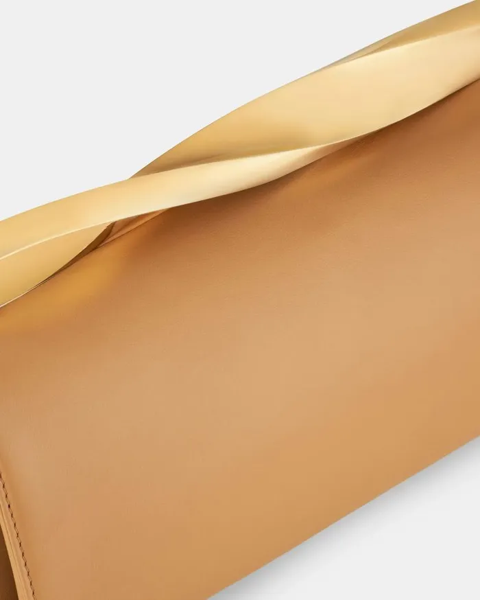 Twist Clutch Brown Women Aquazzura Clutch Bags
