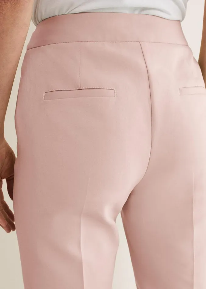 Ulrica Straight Leg Trousers Pale Pink Women Phase Eight Trousers
