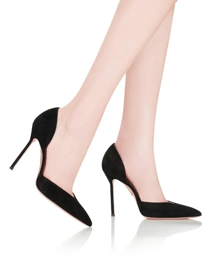 Uptown Pump 105 Black Women Aquazzura Pumps Uptown Pump 105 Black Women Aquazzura Pumps