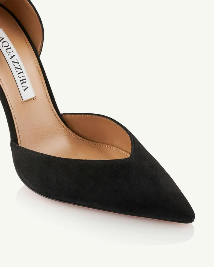 Uptown Pump 105 Black Women Aquazzura Pumps Uptown Pump 105 Black Women Aquazzura Pumps