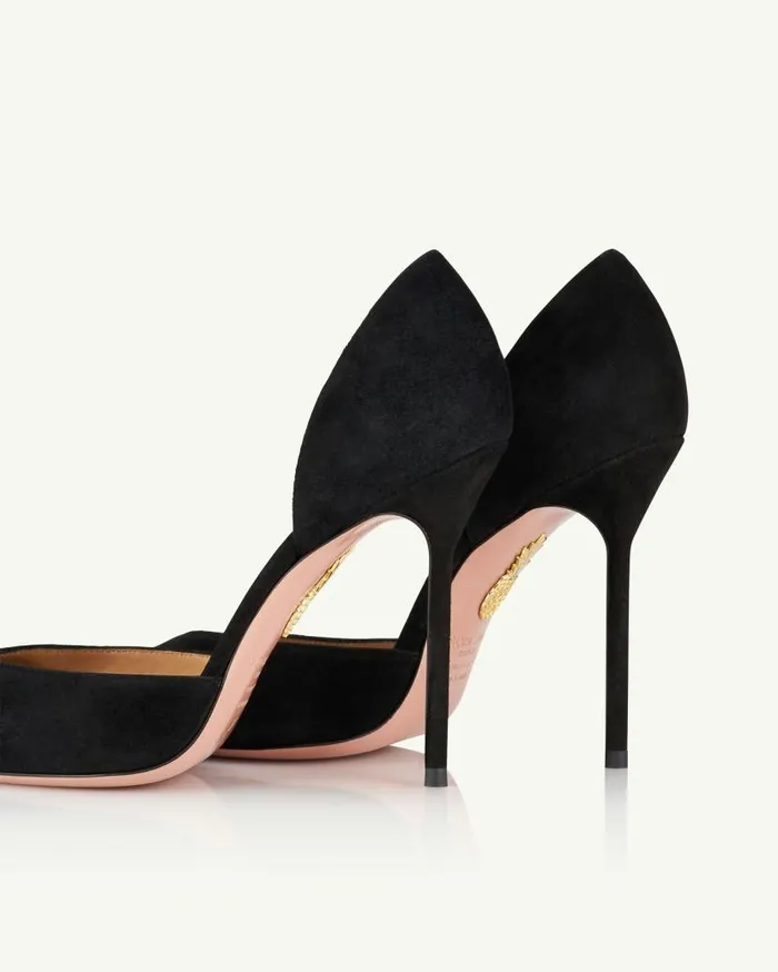 Uptown Pump 105 Black Women Aquazzura Pumps Uptown Pump 105 Black Women Aquazzura Pumps