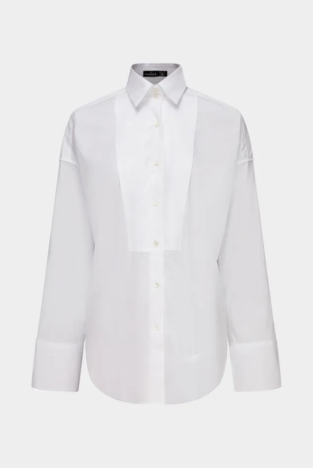 Van Laack Business Blouses Women Oversized Shirt Blouse With A Pliss Van Laack Business Blouses Women Oversized Shirt Blouse With A Pliss