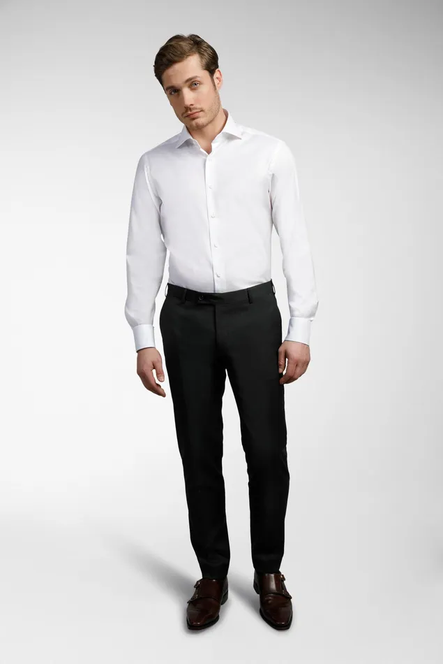 Van Laack Business Shirts Men Structured Plain Shirt NattBasket Weave Van Laack Business Shirts Men Structured Plain Shirt NattBasket Weave