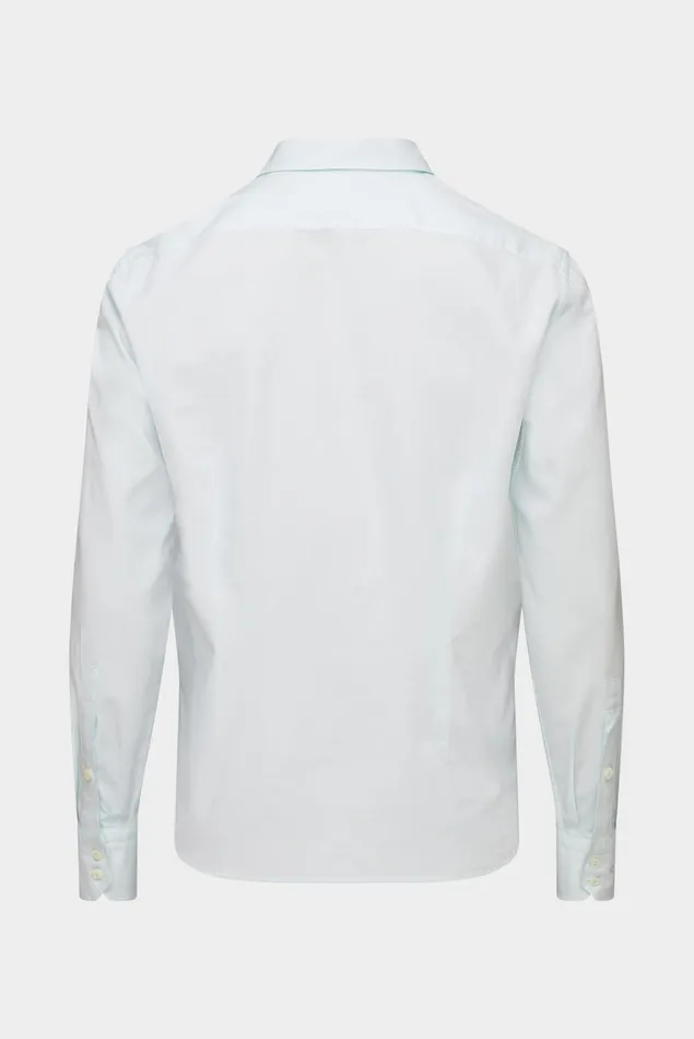 Van Laack Casual Shirts Men Buttondown Oxford Hem In A Soft Wash Aqua Van Laack Casual Shirts Men Buttondown Oxford Hem In A Soft Wash Aqua