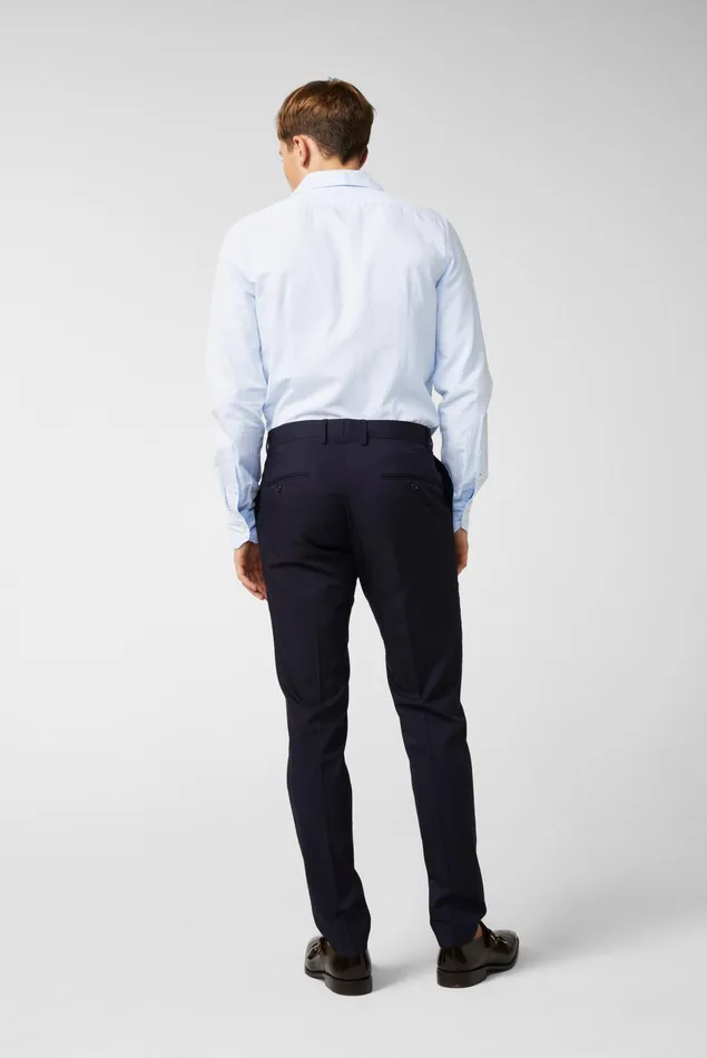 Van Laack Jeans and Pants Men CottonStretch Trousers Slim Fit Blue Van Laack Jeans and Pants Men CottonStretch Trousers Slim Fit Blue