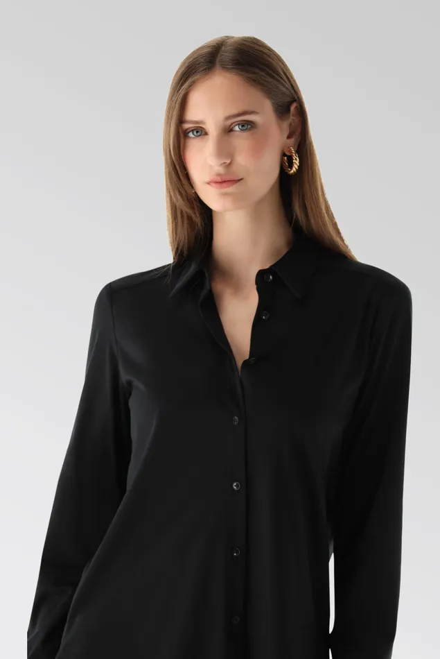Van Laack Jersey Blouses Women Moby 8211 Relaxed Fit Blouse In Swiss Cotton Jersey Van Laack Jersey Blouses Women Moby 8211 Relaxed Fit Blouse In Swiss Cotton Jersey