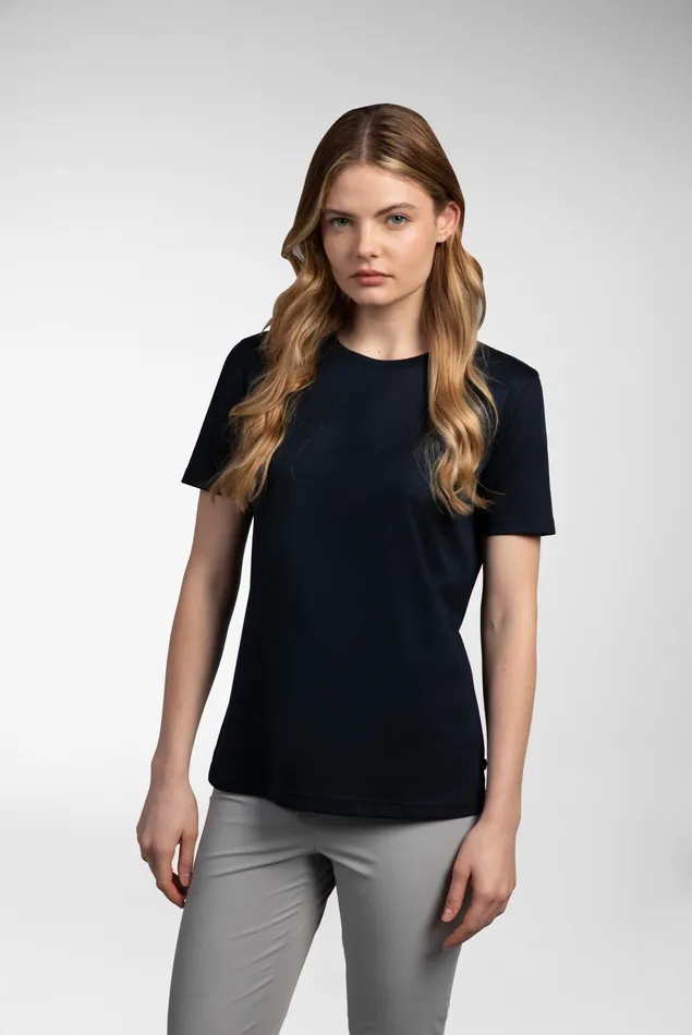Van Laack Tops and TShirts Women MoleenF 8211 Swiss Cotton Jersey Roundneck Tshirt Van Laack Tops and TShirts Women MoleenF 8211 Swiss Cotton Jersey Roundneck Tshirt
