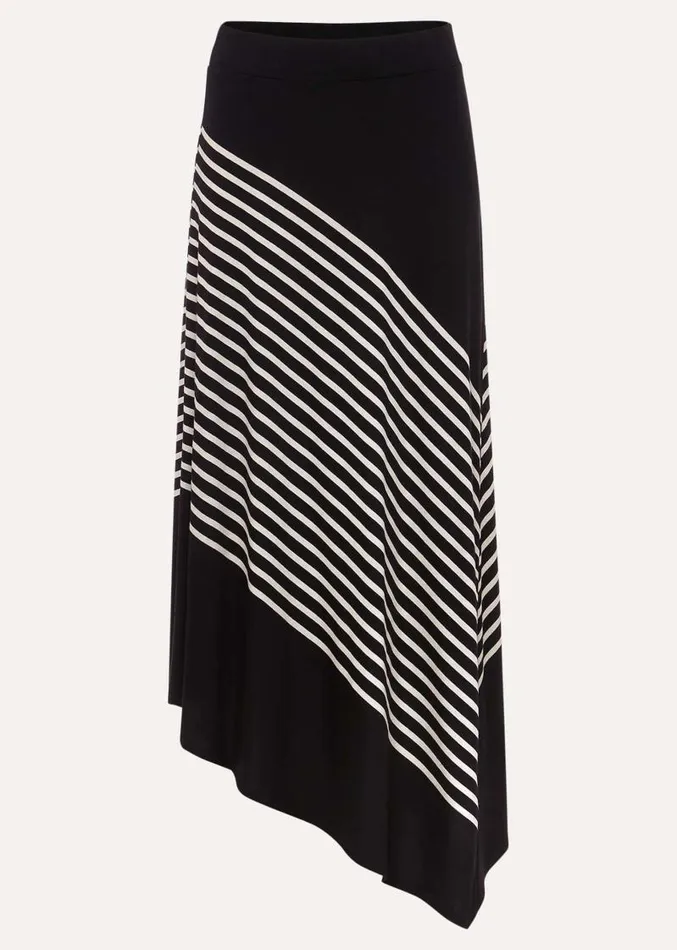 Veritty Stripe Skirt Blackivory Women Phase Eight Skirts
