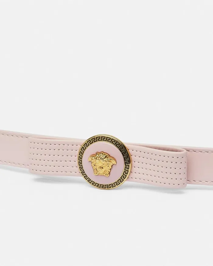 Versace Belts Gianni Ribbon Leather Belt 08034 2 Cm Light Pink 8211 Women Versace Belts Gianni Ribbon Leather Belt 08034 2 Cm Light Pink 8211 Women