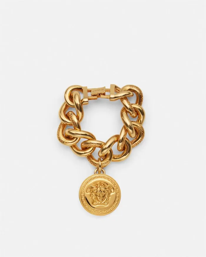 Versace Bracelets Medusa Chain Bracelet Light Gold 8211 Women