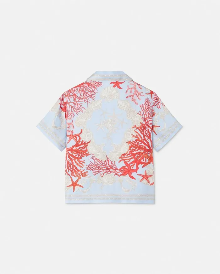 Versace Clothing Barocco Sea Kids Silk Shirt Blueprint 8211 Children Versace Clothing Barocco Sea Kids Silk Shirt Blueprint 8211 Children