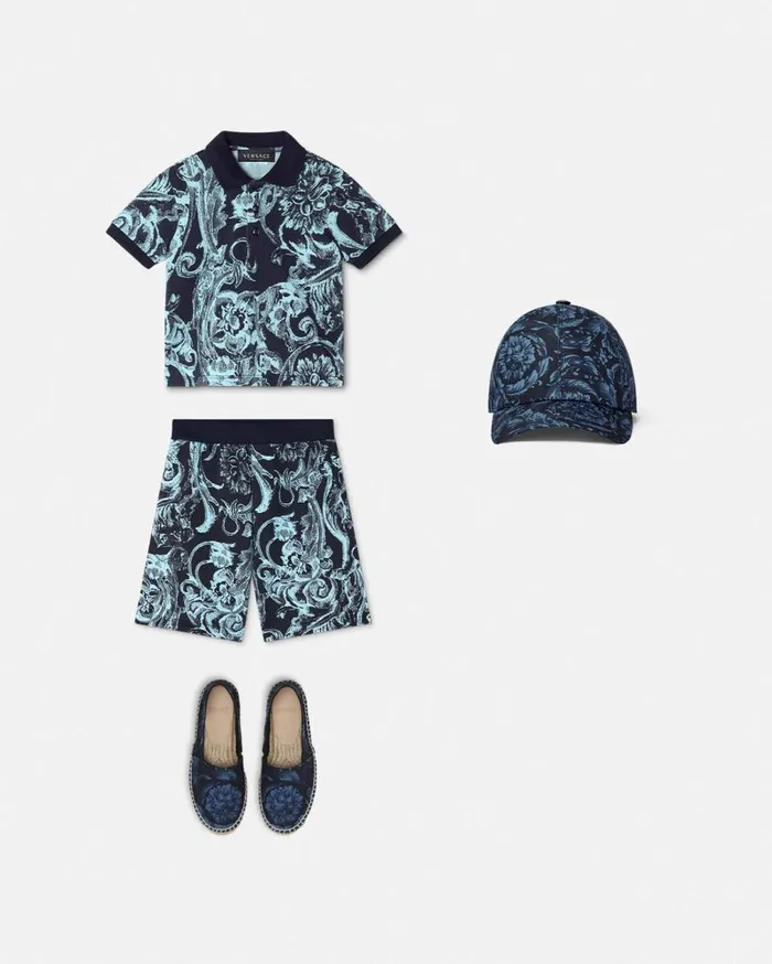 Versace Clothing Barocco Stencil Kids Sweat Shorts Blueprint 8211 Children Versace Clothing Barocco Stencil Kids Sweat Shorts Blueprint 8211 Children