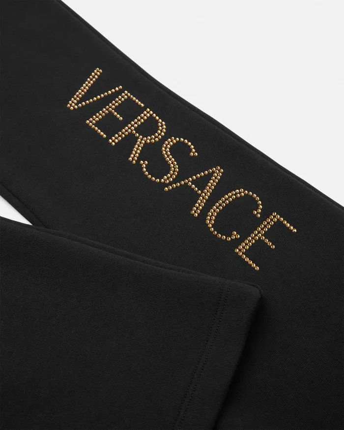 Versace Clothing Crystal Logo Kids Sweatpants Black 8211 Children Versace Clothing Crystal Logo Kids Sweatpants Black 8211 Children