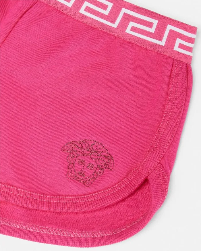 Versace Clothing Greca Border Baby Sweat Shorts Fuchsia 8211 Children Versace Clothing Greca Border Baby Sweat Shorts Fuchsia 8211 Children