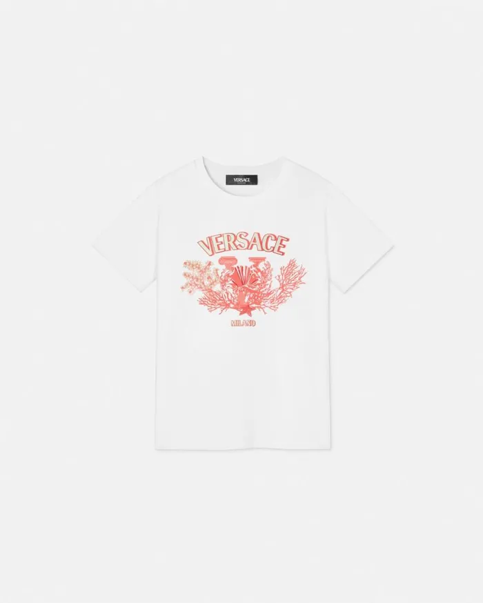 Versace Clothing University Coral Kids TShirt Light Pink 8211 Children