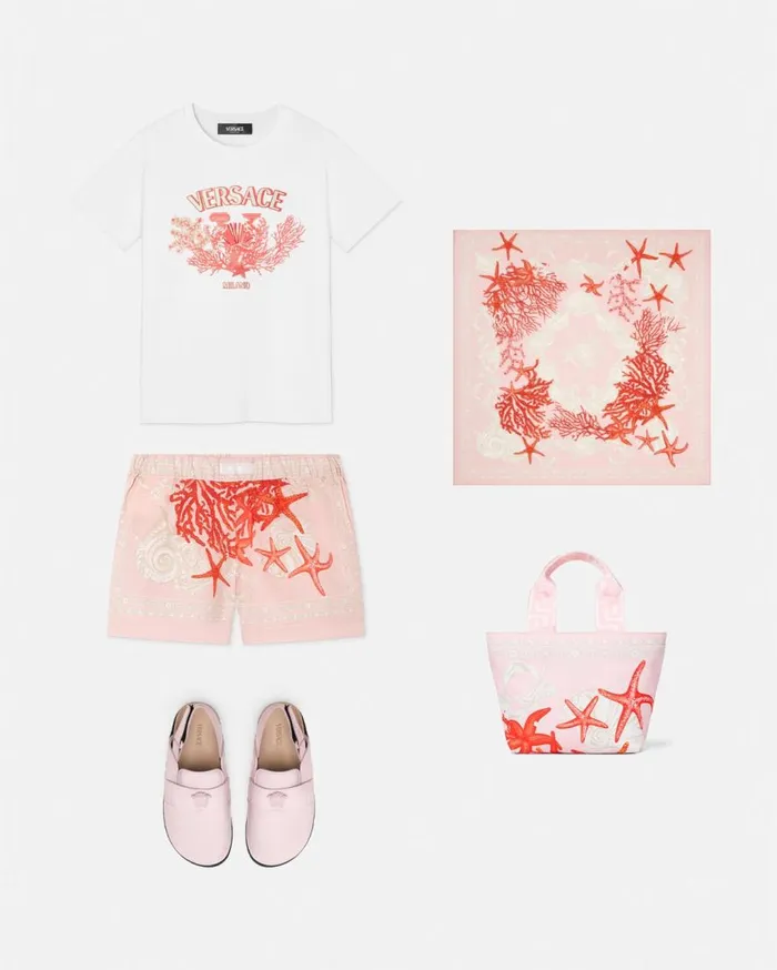 Versace Clothing University Coral Kids TShirt Light Pink 8211 Children Versace Clothing University Coral Kids TShirt Light Pink 8211 Children