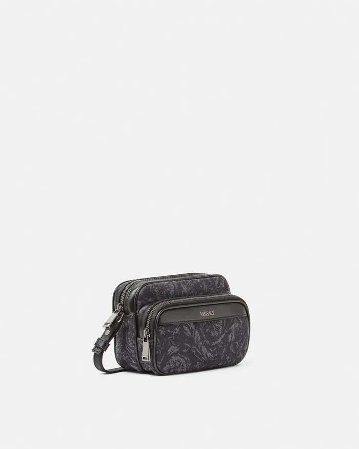 Versace Crossbody and Messengers Barocco Messenger Bag Blackprint 8211 Men Versace Crossbody and Messengers Barocco Messenger Bag Blackprint 8211 Men
