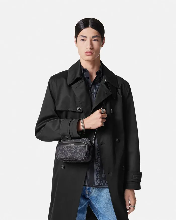 Versace Crossbody and Messengers Barocco Messenger Bag Blackprint 8211 Men Versace Crossbody and Messengers Barocco Messenger Bag Blackprint 8211 Men