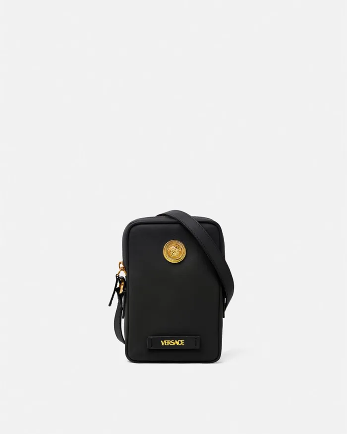 Versace Crossbody and Messengers Medusa Biggie Small Crossbody Bag Blackgold 8211 Men