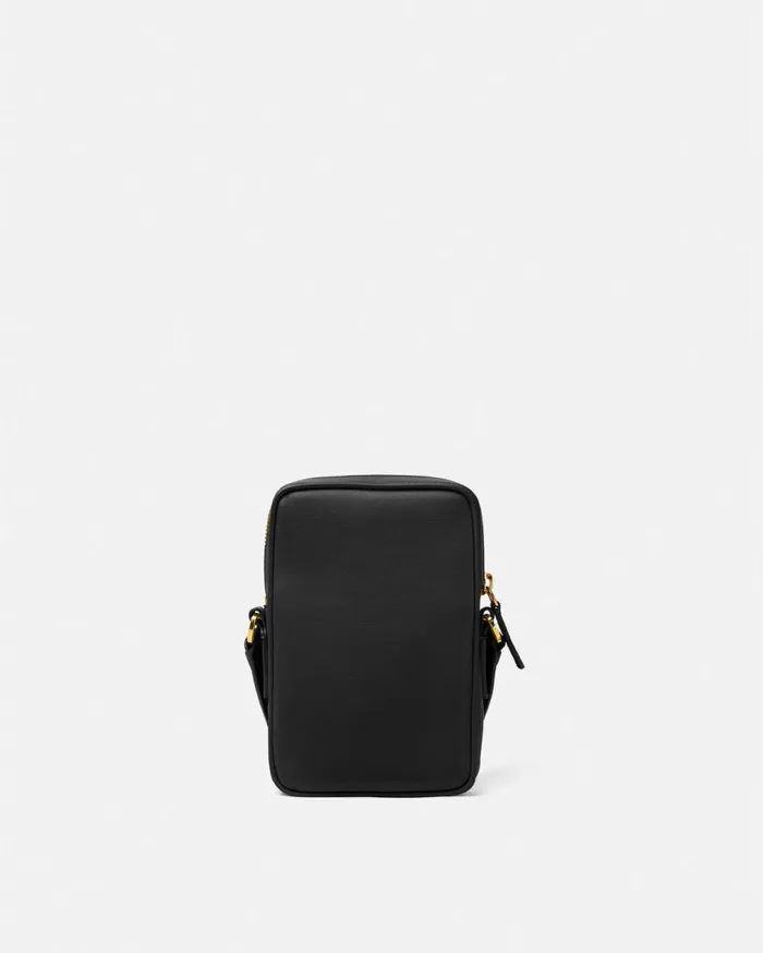 Versace Crossbody and Messengers Medusa Biggie Small Crossbody Bag Blackgold 8211 Men Versace Crossbody and Messengers Medusa Biggie Small Crossbody Bag Blackgold 8211 Men