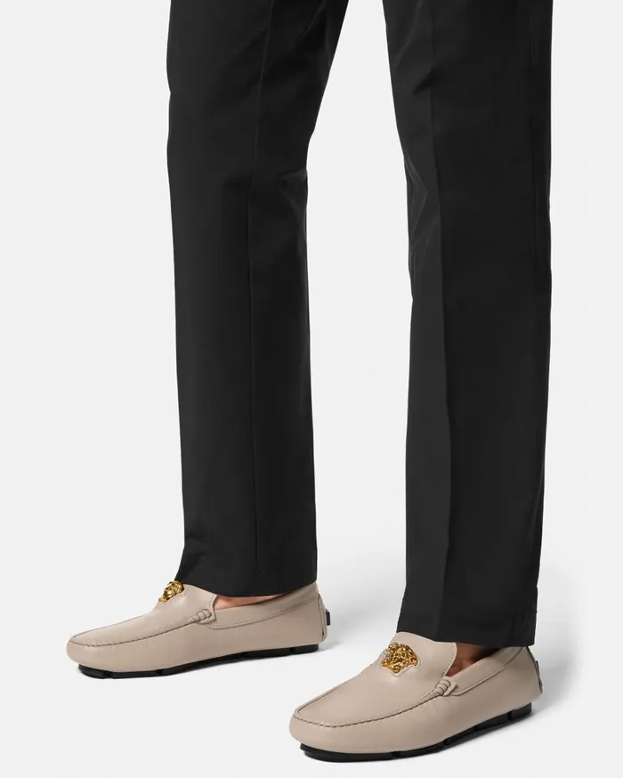 Versace Drivers La Medusa Driver Shoes Beige 8211 Men Versace Drivers La Medusa Driver Shoes Beige 8211 Men