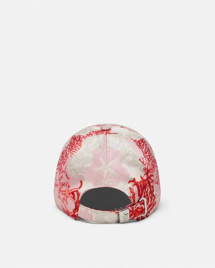 Versace Hats and Caps Barocco Sea Baseball Cap Pinkprint 8211 WomenMen Versace Hats and Caps Barocco Sea Baseball Cap Pinkprint 8211 WomenMen