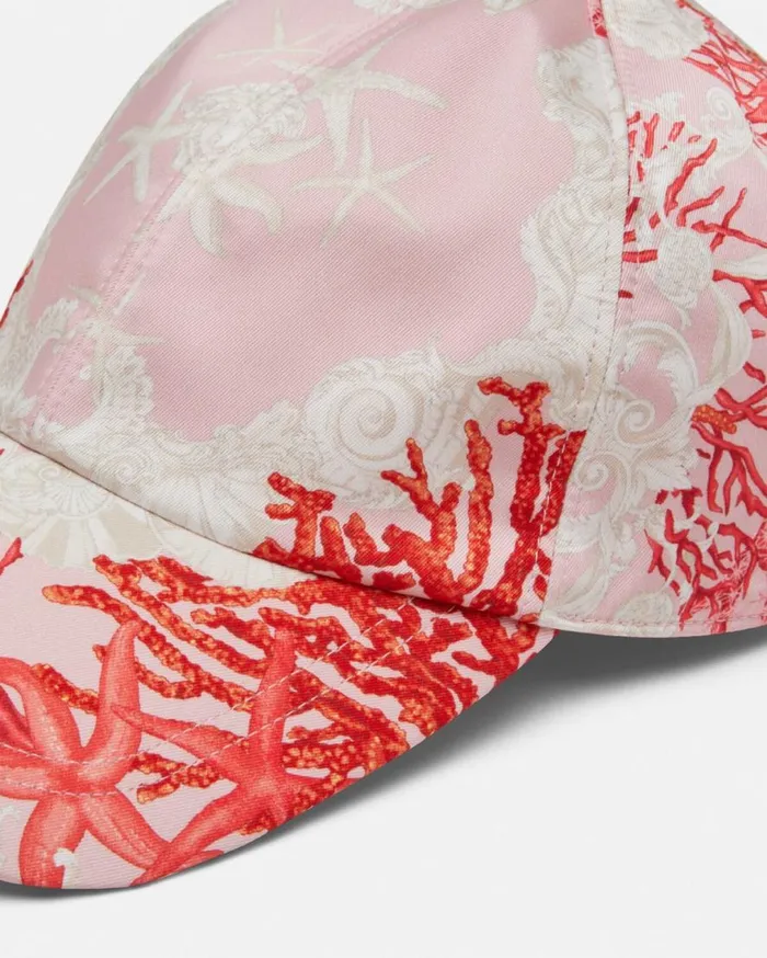 Versace Hats and Caps Barocco Sea Baseball Cap Pinkprint 8211 WomenMen Versace Hats and Caps Barocco Sea Baseball Cap Pinkprint 8211 WomenMen