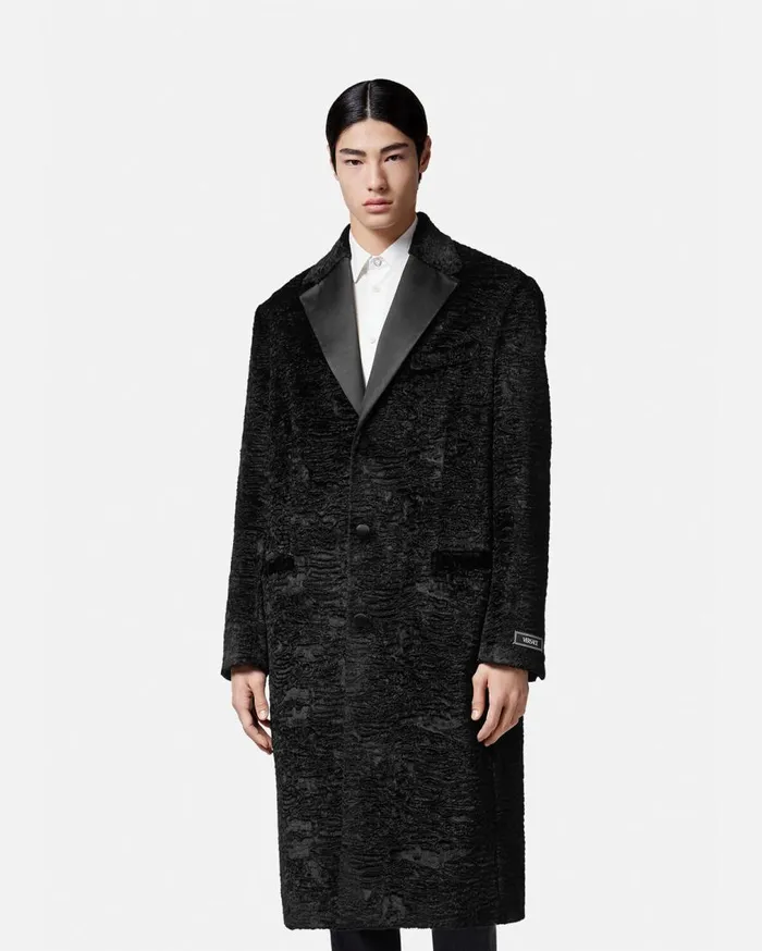 Versace Jackets and Coats Velvet Long Coat Black 8211 Men Versace Jackets and Coats Velvet Long Coat Black 8211 Men