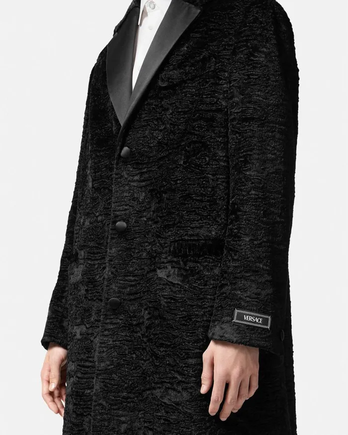 Versace Jackets and Coats Velvet Long Coat Black 8211 Men Versace Jackets and Coats Velvet Long Coat Black 8211 Men